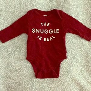 0-3m long sleeve onesie
